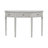 Distinctive Features Of Pine Veneer Console Table With Vertical Stripe Drawer Fronts And Four Legs-455069597