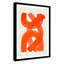 «Orange Strokes Print» par Haniff-129155895-129155876-129155839