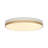 Dual Tone 5 - Segment Dip Switch Dimmable Led Round Flush Mount-921974628