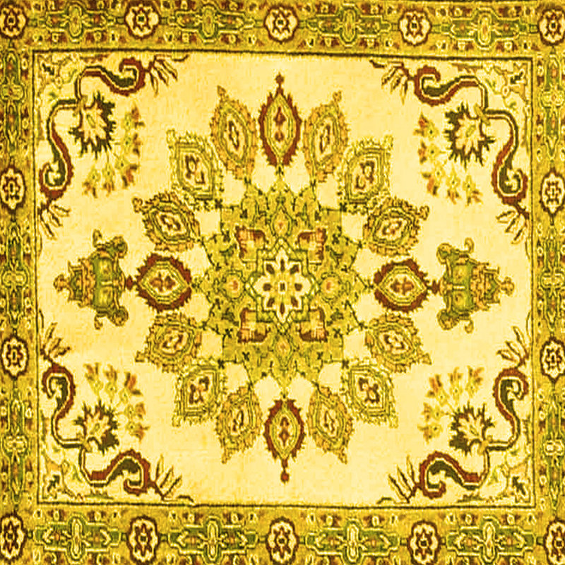 Massarelli Washable Oriental Indoor Rug, Square 6'