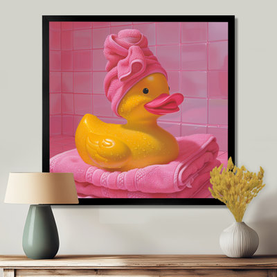 Spa Day Rubber Ducky Bathroom I - Bathroom Wall Art
