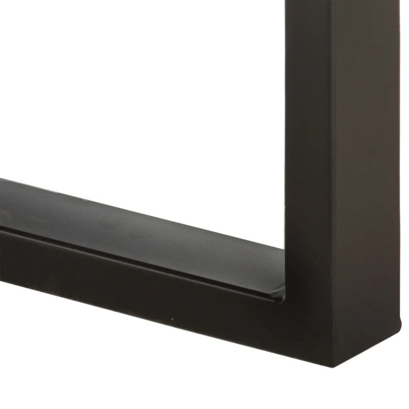 Englert Solid Wood Bench, 45cm H x 160cm W x 35cm D, Dark Brown /Black