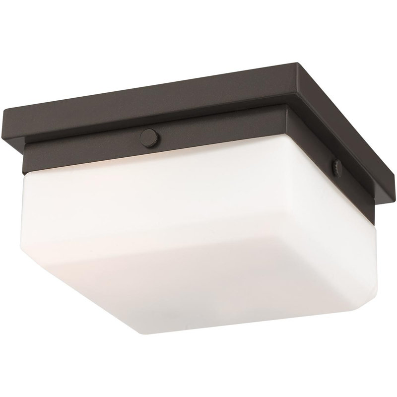 Cara Flush Mount, English Bronze