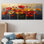 Coucher de soleil aux nuances de rose dans le vent II - Art mural - Art mural