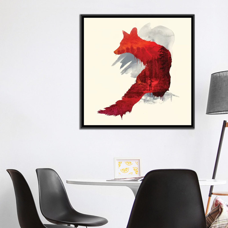 « mauvaises souvenirs », reproduction sur toile, H 18 po x l 18 po x P 1,5 po, Toile avec cadre noir