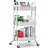 Stainless Steel Utility Rolling Cart, Metal Cart,3 Tier Rolling Cart,Utility Cart with Wheels,Bathroom Cart,Salon Trolley Cart,Kitchen Storage Cart-78878955