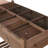 8 Pockets Horticulture Raised Garden Bed Elevated Wood Planter Box Stand With Foldable Side Table And Storage Shelf For Herb/Vegetables/Flowers/ Dark Brown Color-1633907159