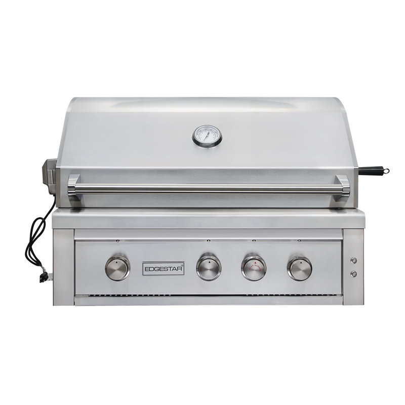 EdgeStar Outdoor Party 4 - Burner Built-In Infrared Gas Grill, Liquid Propane