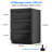 3 Drawer Outdoor Beverage Refrigerator Undercounter, Hold 180 Cans 24 Inch Weather Proof Stainless Steel Beverage Fridge, Built-In & Freestanding Beverage Cooler Fridge-126101740