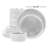 Stone Lain 12 Piece Modern Stoneware Dinnerware Set Plates, Bowls, Dark Blue-104314978