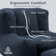 Chenille Standard Bean Bag Set Upholstered Compressed Bean Bag Chair With One Removable Ottoman