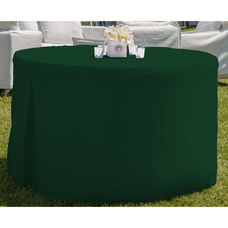 Tablevogue Round Table Cover, Pine, 30" L x 30" W