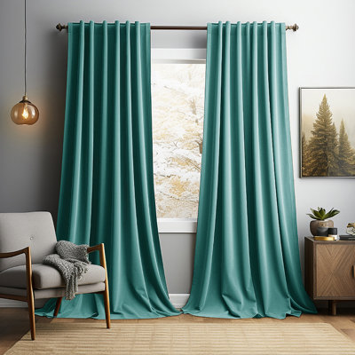 Lauier Velvet Blackout Curtain Pair