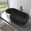 63'' x 31'' Concrete Freestanding Solid Surface Outdoor Soaking Stone Bathtub Terrazzo-102360845