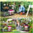 Bench Table, Outdoor Plant Stand Table With Storage, Gar...