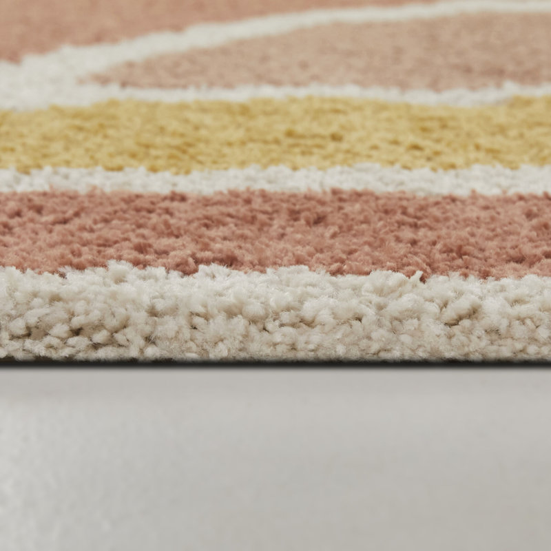 Bernesha Performance Abstract Indoor Rug, Rectangle 5'3" x 7'