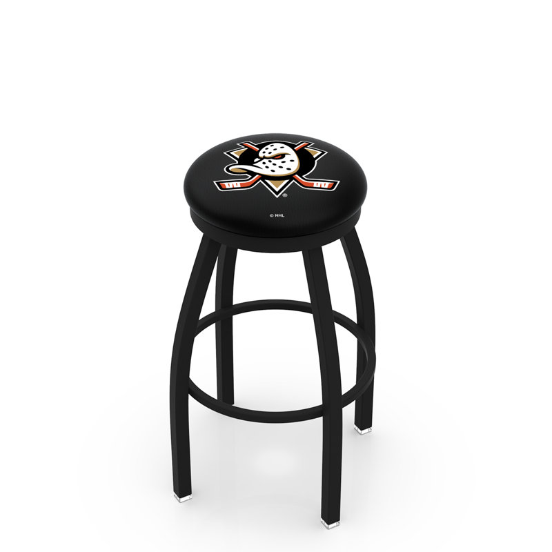 Tabouret de bar pivotant de 30 po NCAA, Ride noire, Canards d'Anaheim