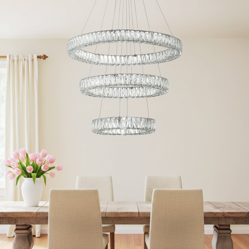 Adela Dimmable Tiered Chandelier