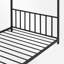 Lit plateforme simple en métal-106803165