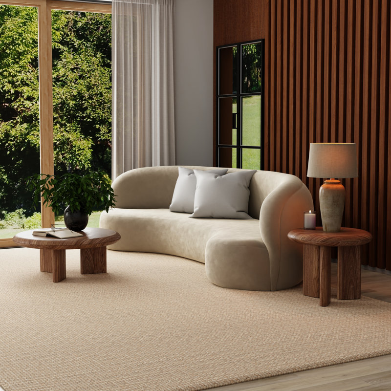 Harper Round Coffee Table In Walnut