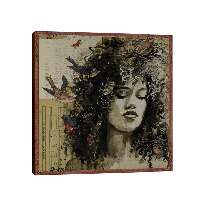Dreamer Birds 1 Piece Wall Art on Canvas, 66.04 cm H x 66.04 cm W, Classic Wood Framed