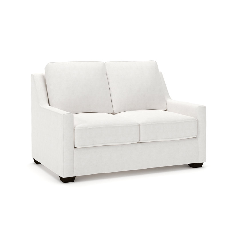 Canapé-lit rembourré de 56 po Gemi, Chenille Crypton® neige Nomad