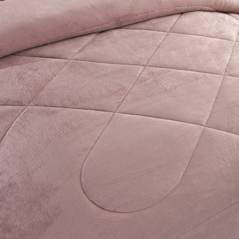 King Woodrose Reversible Down Alternative Comforter Set