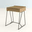 Edmonia Sled End Table-807558143
