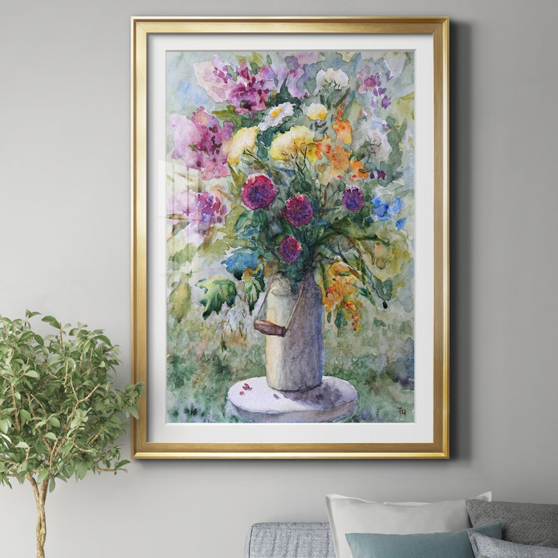 Printemps, reproduction d'art sur toile, Doré, H 30,5 po x l 42,5 po x P 1,5 po