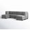 Polyester Upholstered Modular Sectional Sofa