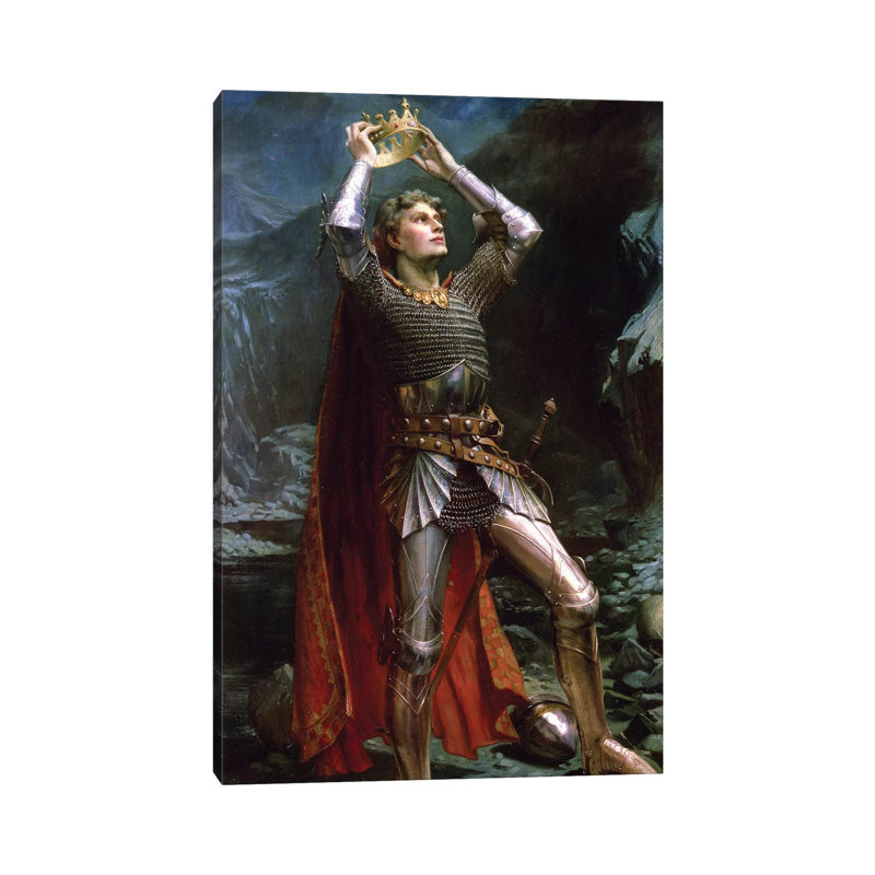 King Arthur, 1903 by Charles Ernest Butler - Wrapped Canvas Painting