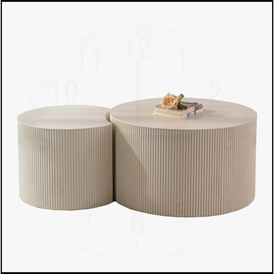 Round Wood Coffee Table
