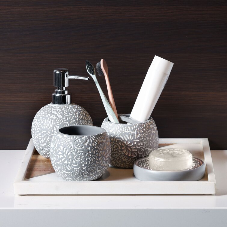 Red Barrel Studio® Luxury Modern Décor 4 Piece Bath Accessories