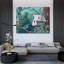 Red Barrel Studio Williams, toile tendue de la galerie Todd, Blue Birds and House-1965874474
