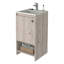Meuble-lavabo autoportant, une tablette ouverte-2090075359