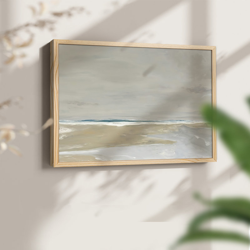 Oregon Coast - Reproduction encadrée - Restickable, Naturel, H 16 po x l 20 po