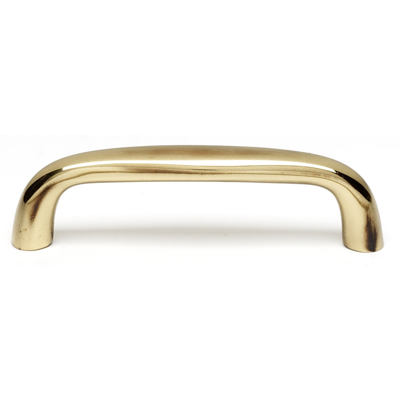 Contemporary Arch Pull, Polished Antique