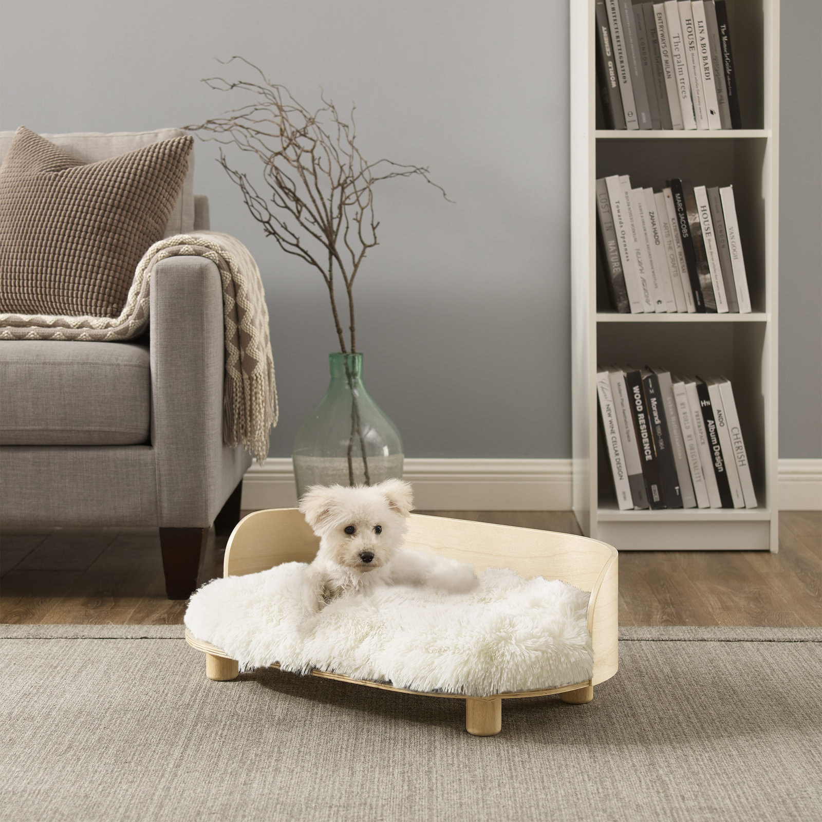 Kuai Pet Bed, Light Brown