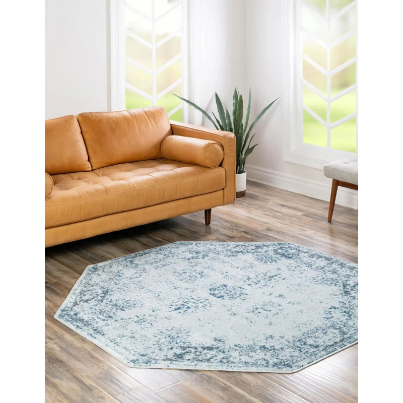 Anneliesse Oriental Indoor Rug, Octagon 6'1" x 6'1"