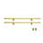 Gold Rolling Library Ladder Hardware Kit, 8FT Extension Kit