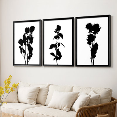 Pressed Memory I - Toile tendue avec châssis sur mesure - 3 pièces
