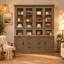 71.4 " W Glass Dining Hutch