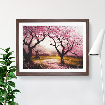 Majestic Cherry Blossom Trees - Framed Print