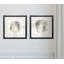 Monicolore Diaspora I - ensemble de 2 reproductions d'art encadrées-467298166