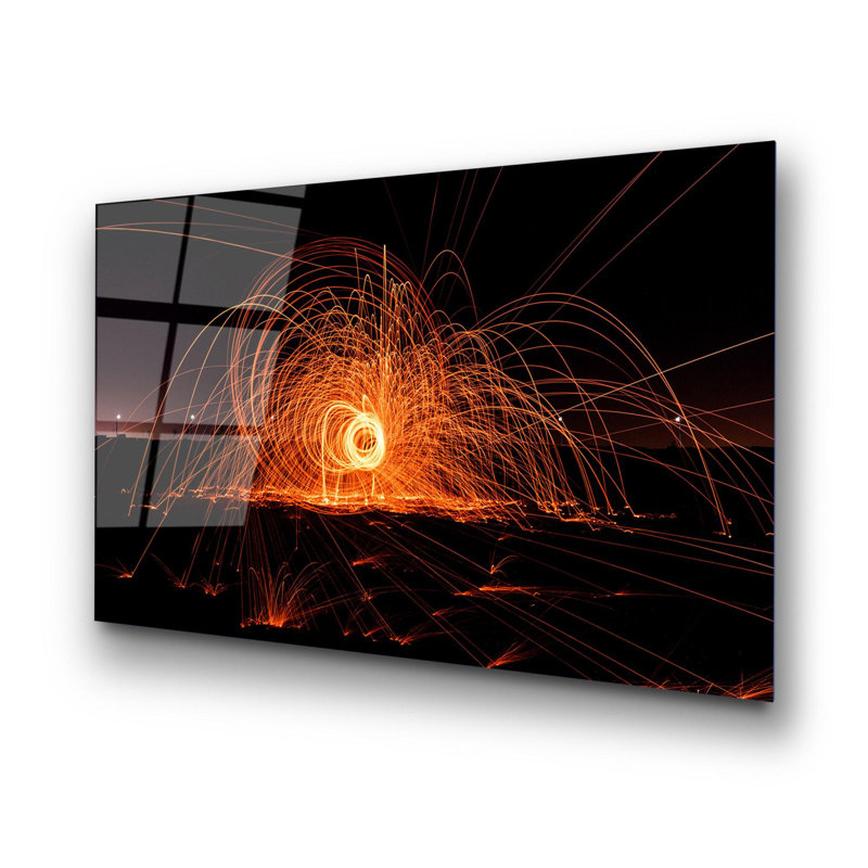 Stunning Tempered Glass Wall Art Painting, 27.6 x 39.4 inches | 100% Tempered Glass, Thickness: 0.16 inches | Elegant Home Decor for Living Room or Office, Durable & Easy to Clean, Perfect Gift Idea