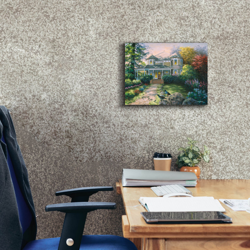  «Victorian Interlude» par Nicky Boehme, art mural sur toile, 16 po x 12 po, H 12 po x l 16 po