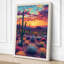 Desert at Dusk Landscape - Wrapped Canvas-853108305-853108307
