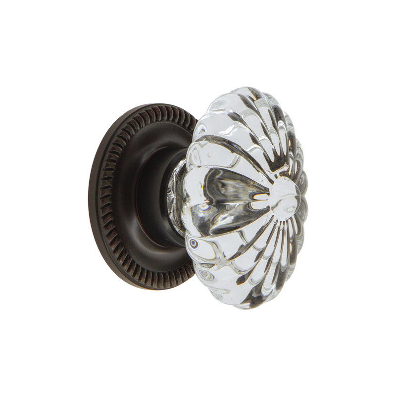 Poignée ovale surdimensionnée bourgogne de 1 3/4 po de longueur, Bronze éternel
