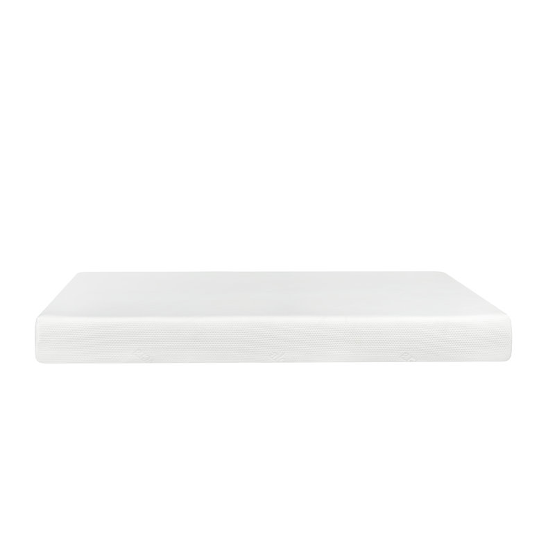 Matelas simple en mousse viscoélastique gélifiée, 8 po Matelas doux dans une boîte, blanc, Lit simple