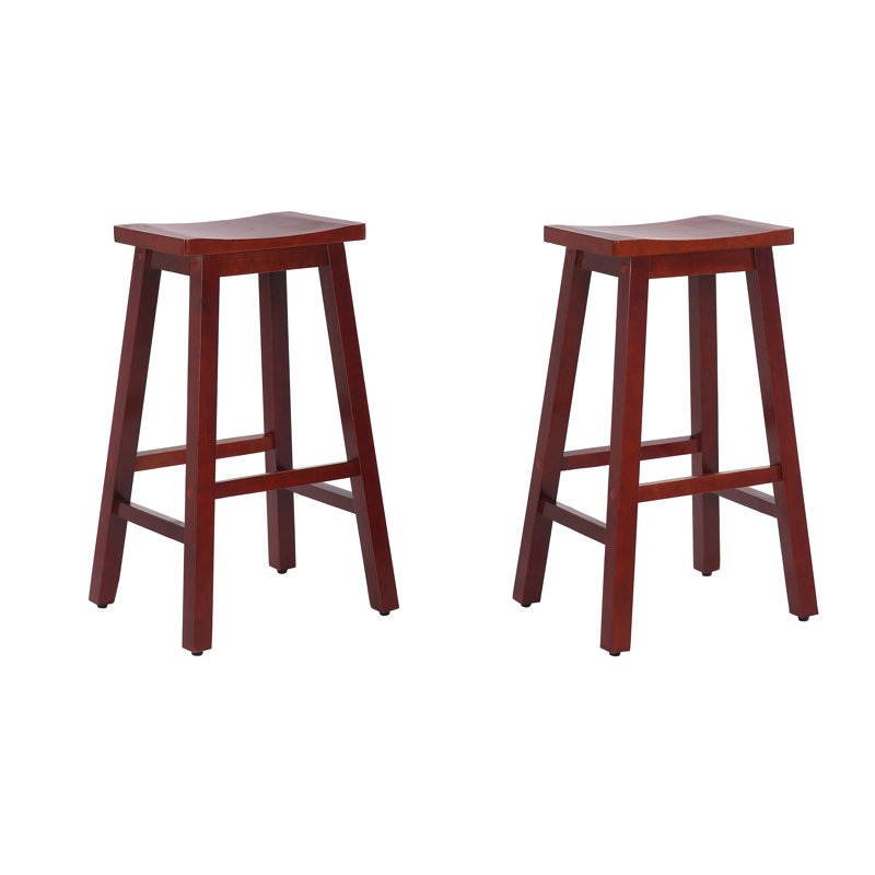 Solid Wood Counter Stool, Bar Stool (29” Seat Height), Cherry